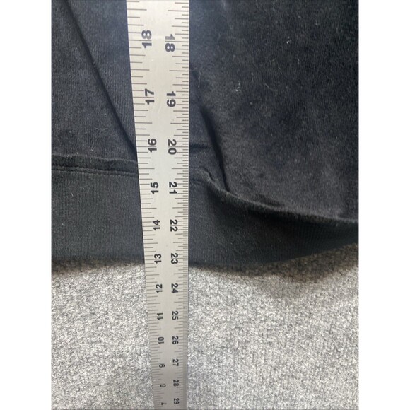 JoyLab Women’s Black Velour Long Sleeve Sweatshirt Small Soft Luxe Pullover NWT - Picture 4 of 9